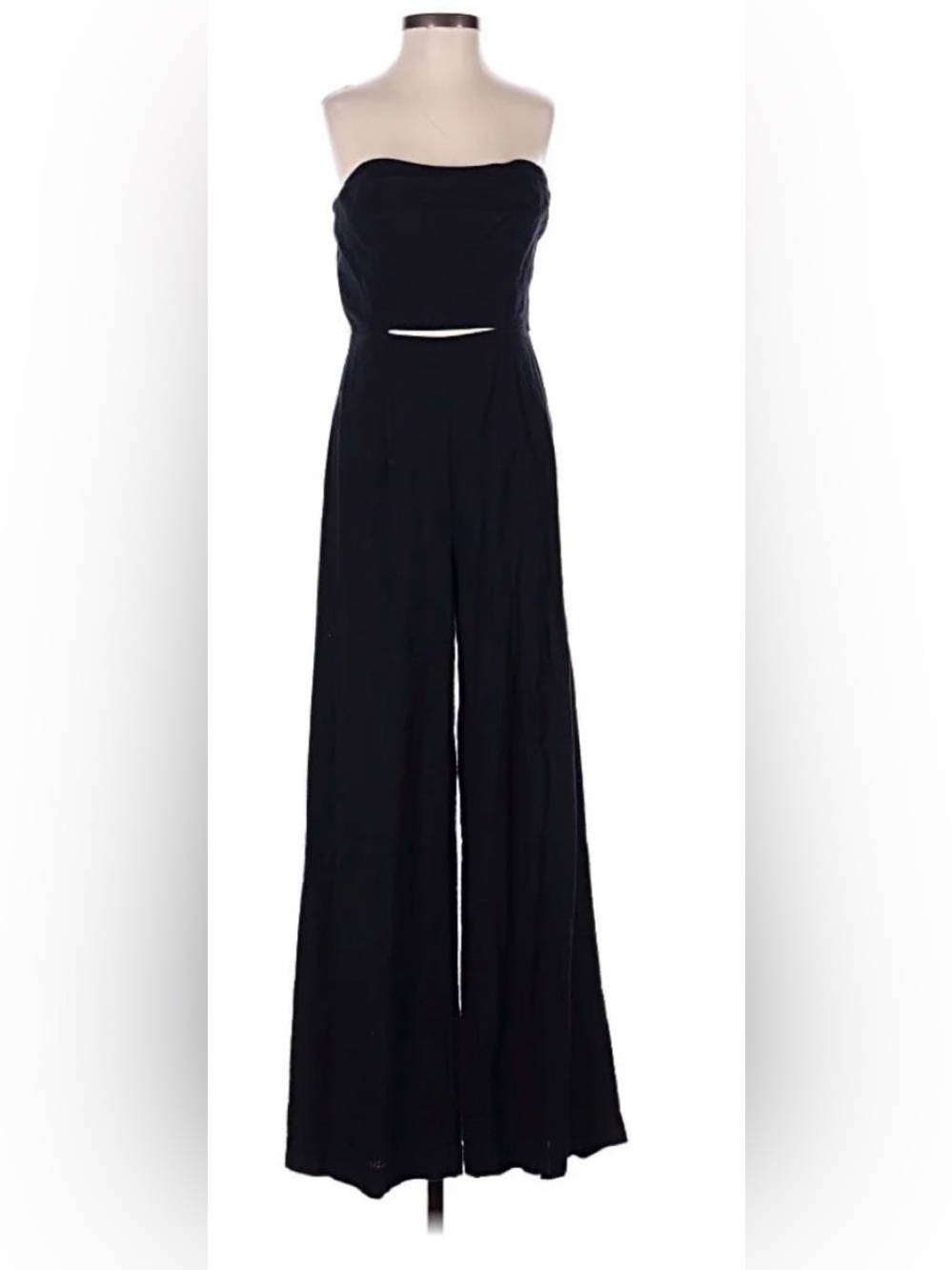 Free People Textured Jumpsuit / Romper with cutout and belt.